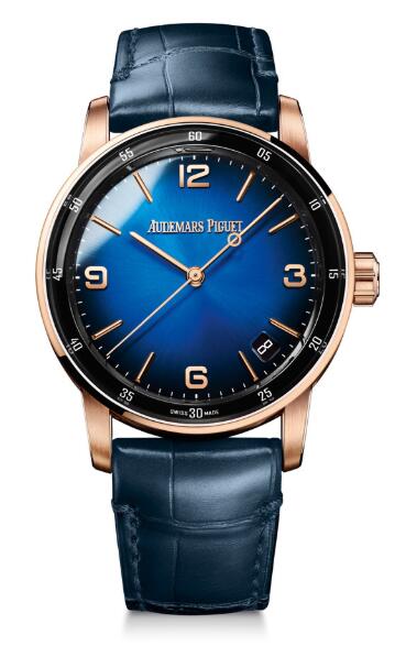 Audemars Piguet CODE 11.59 Automatic Pink Gold Blue 15210OR.OO.A028CR.01 Replica watch